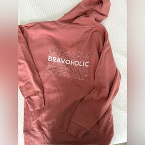 Women's Hooded Sweatshirt in Dusty Rose